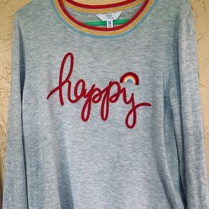 NWT happy grey sweater size xxl
